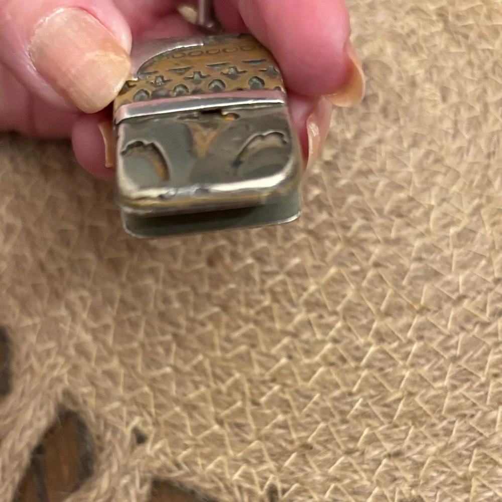 Vintage Handmade Silver and Gold/Brass Tone Money Clip